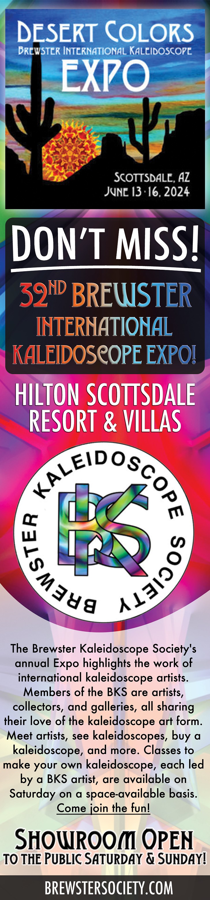 This Weekend! Kaleidoscope Expo in Scottsdale