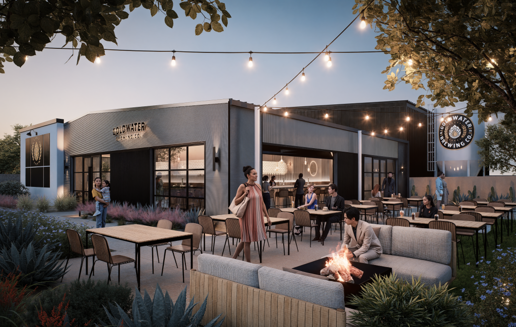 Patio of Goldwater Brewing Co.