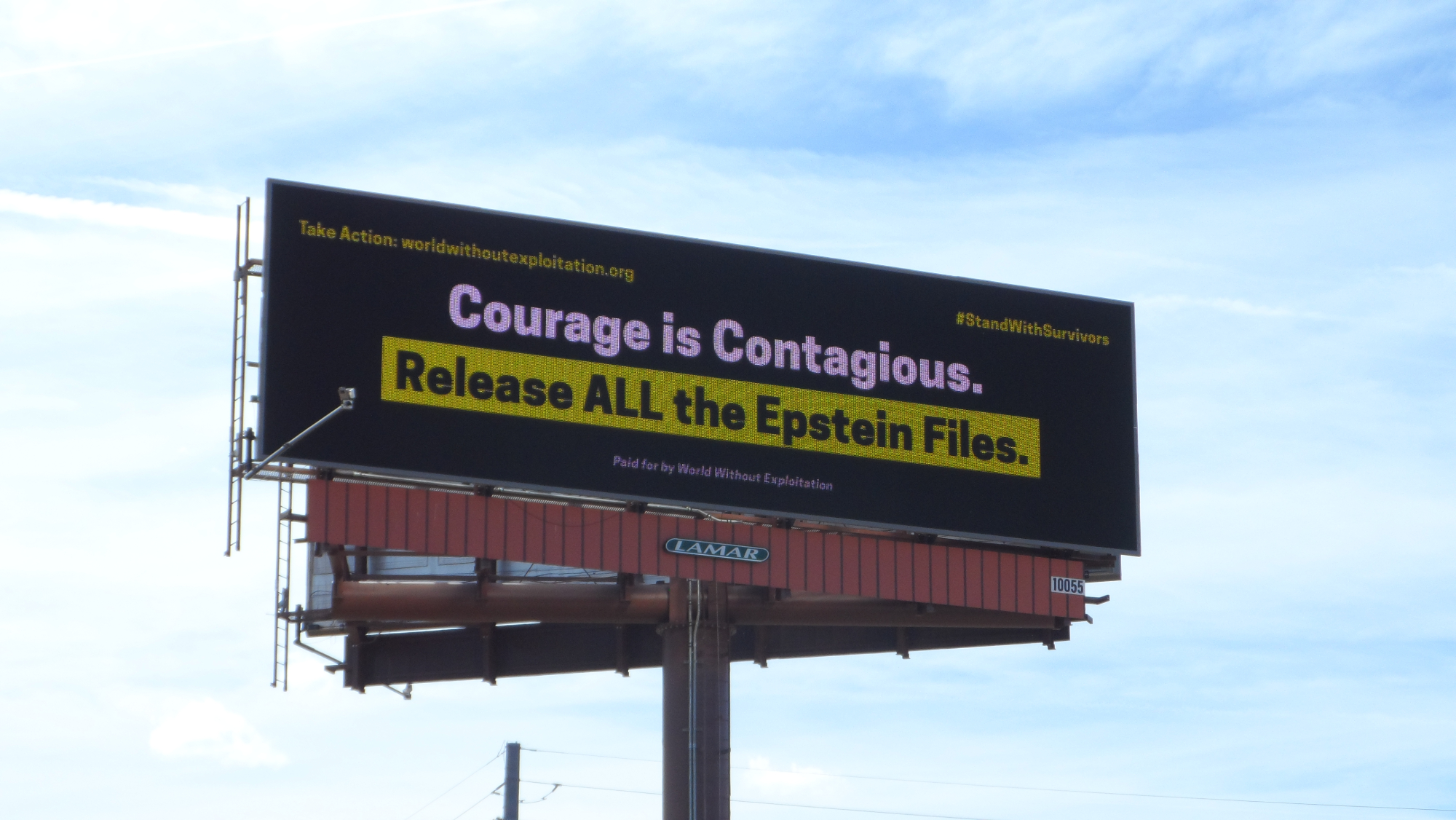 Mesa 'Epstein files' billboard targets Rep. Biggs ahead of vote