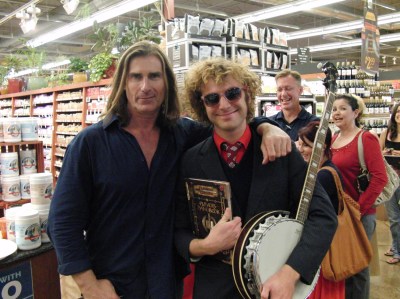 Meeting pop-culture icon Fabio at a Whole Foods grocery
