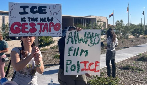 Mesa cops arrested man who said he was filming ICE