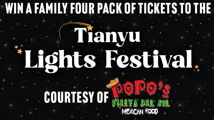 🎁 WIN! A Family Four Pack to the Magical Tianyu Lights Festival!