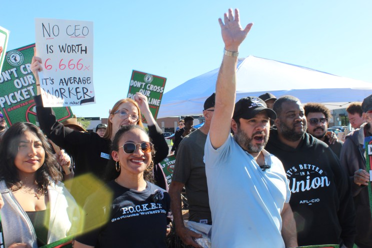Sen. Gallego joins the fight for striking Starbucks workers
