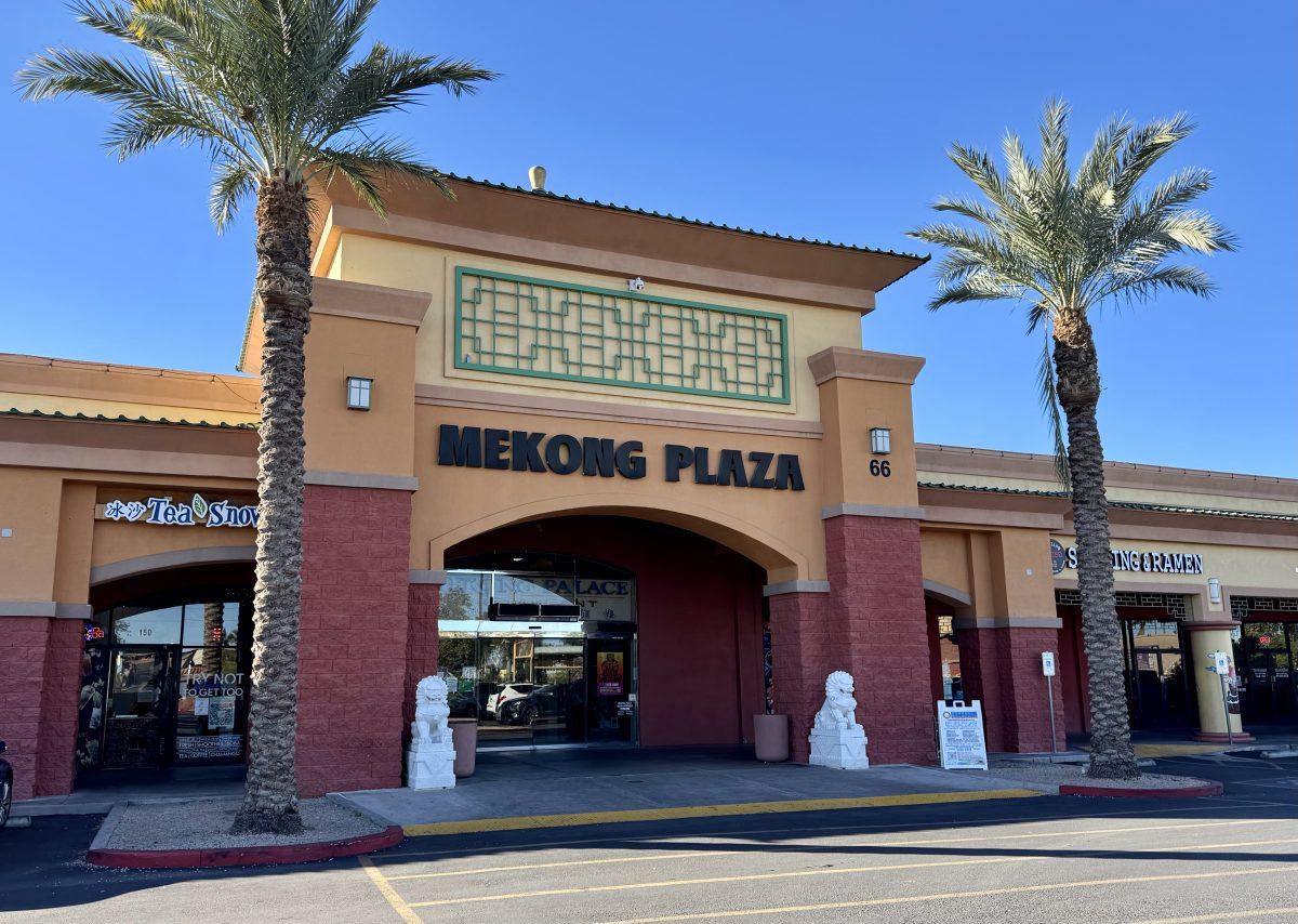 Exterior of Mekong Plaza in Mesa