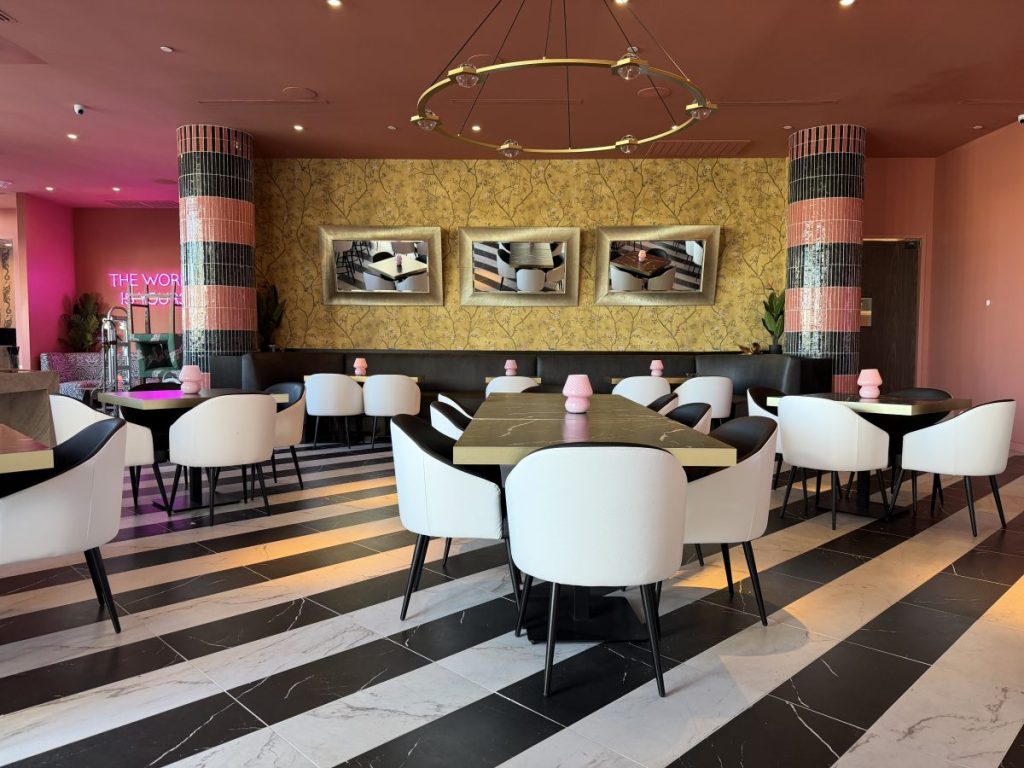 Inside Camello's dining room.