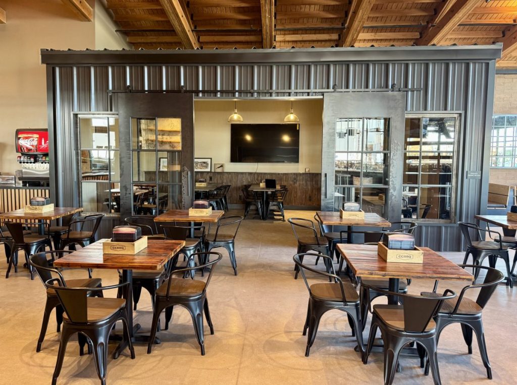 A private dining room.