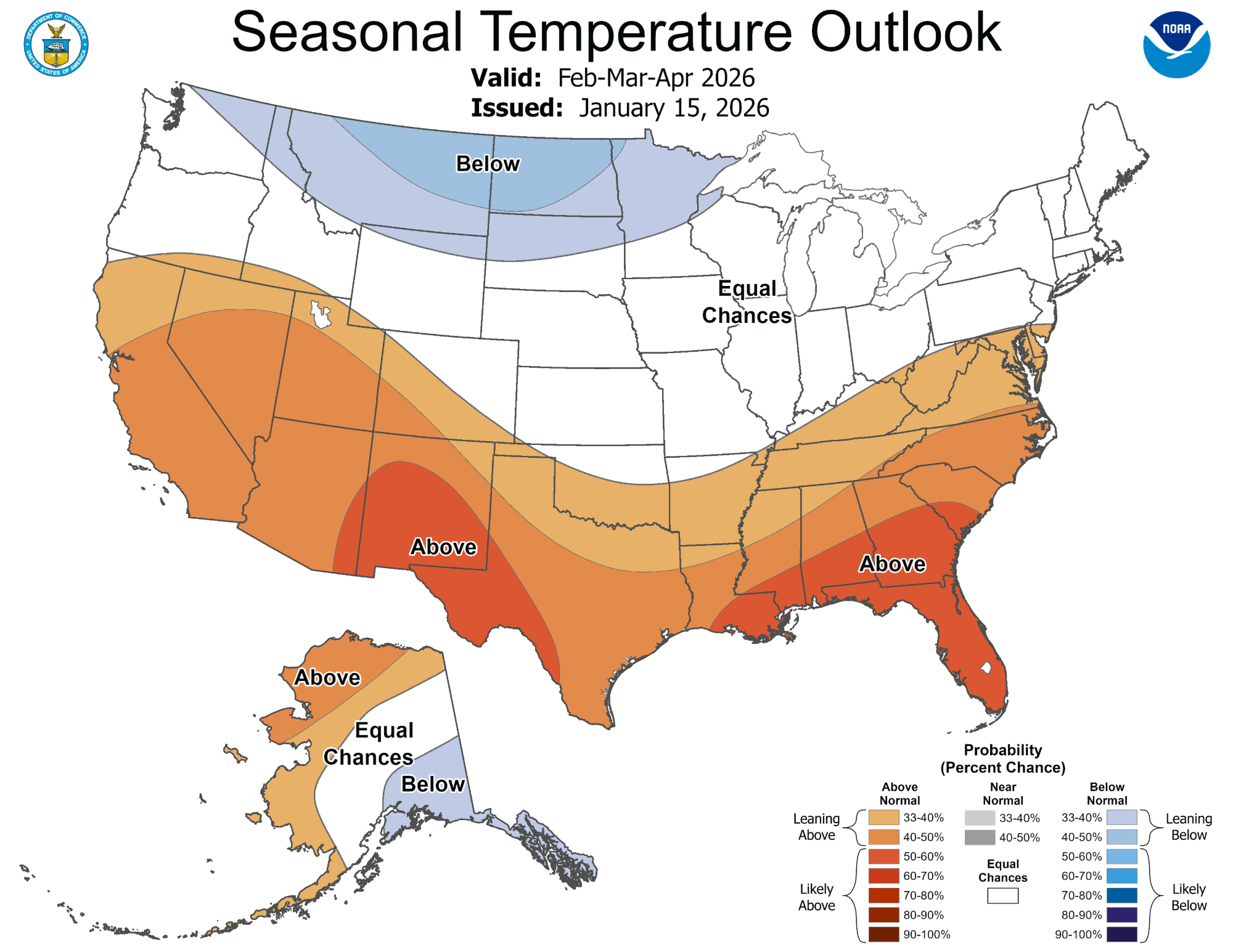 New Phoenix spring forecast calls for unusually warm conditions