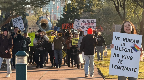 Arizona Capitol protesters disrupt GOP ICE announcement