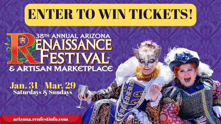 Enter to Win 4 Adult Tickets To the 2026 Arizona Renaissance Festival!