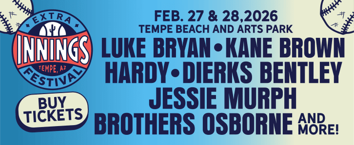 Catch Luke Bryan, Dierks Bentley, Kane Brown & More in Tempe! ⚾️🎸