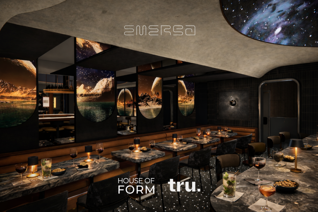 An observatory-inspired bar.