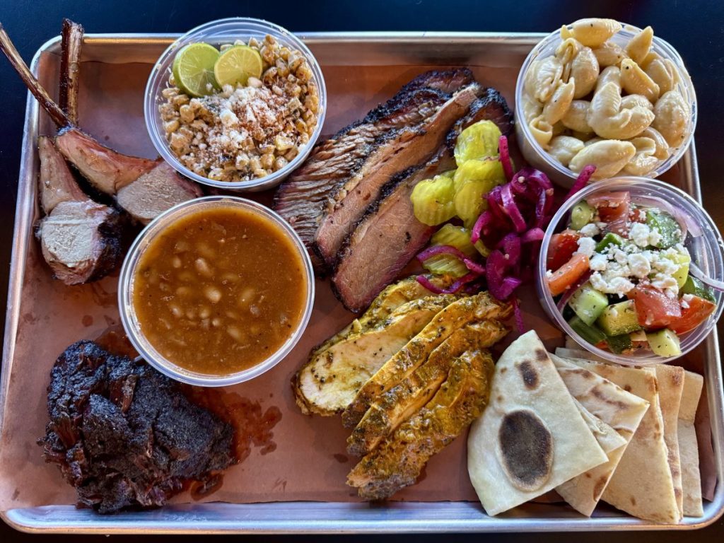 A barbecue platter.