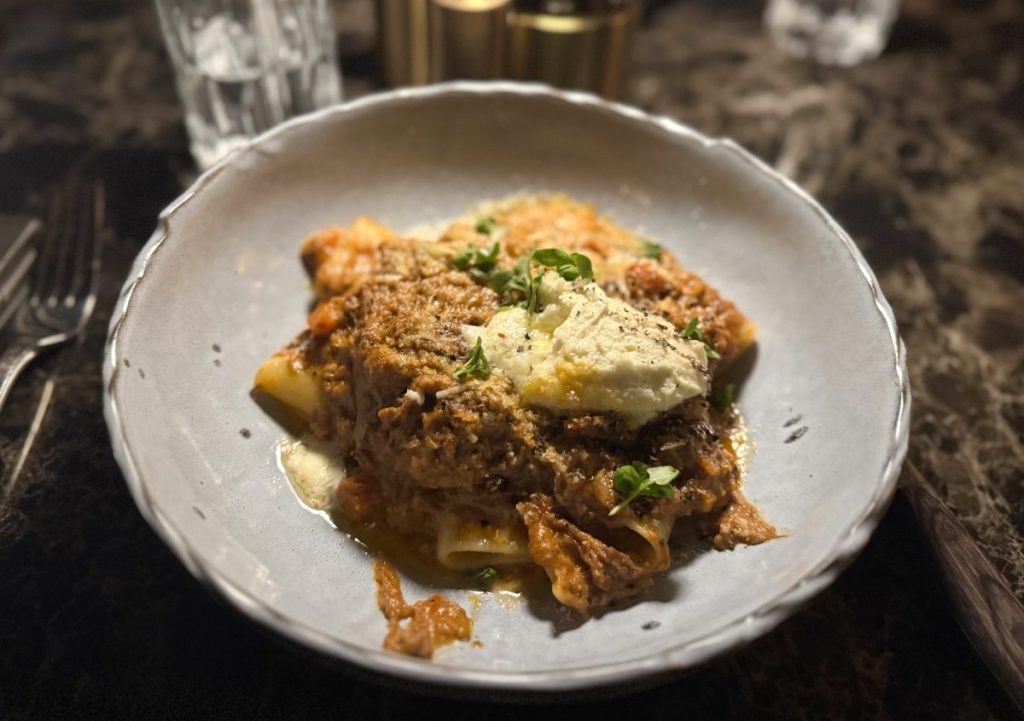 Brisket & Tri Tip Bolognese from Wolf by Vanderpump in Scottsdale.