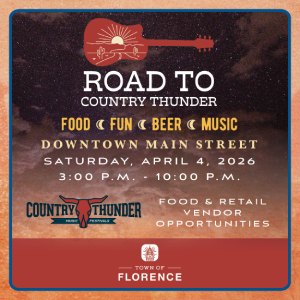 The Road to Country Thunder Runs through Florence on April 4! thumbnail