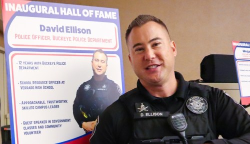 Ex-cop who choked, punched son faces investigation