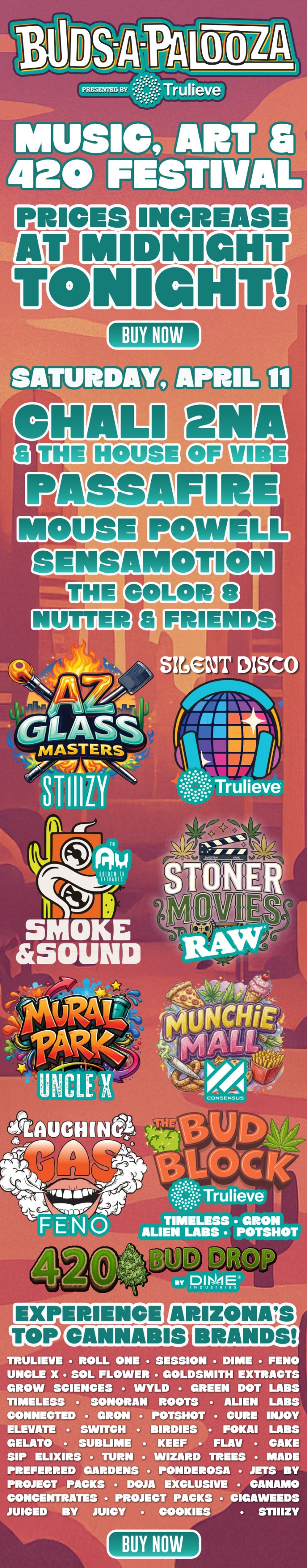 Prices Increase at Midnight TONIGHT!