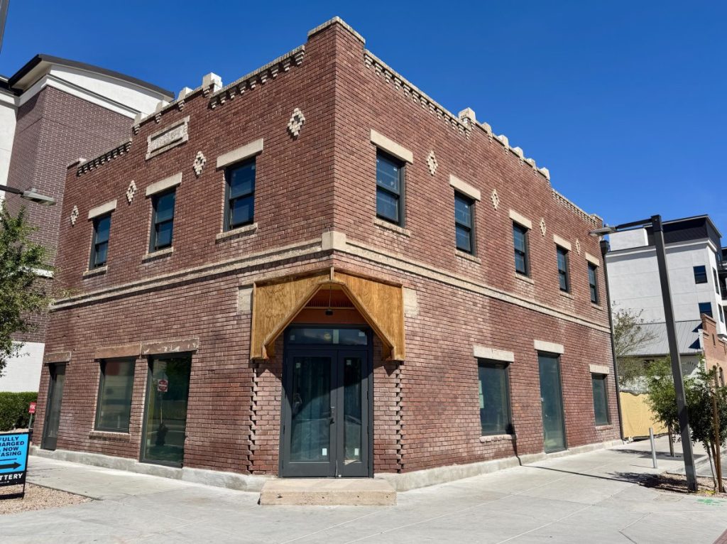 The exterior of the Gerardo's Building in downtown Phoenix's Warehouse District.