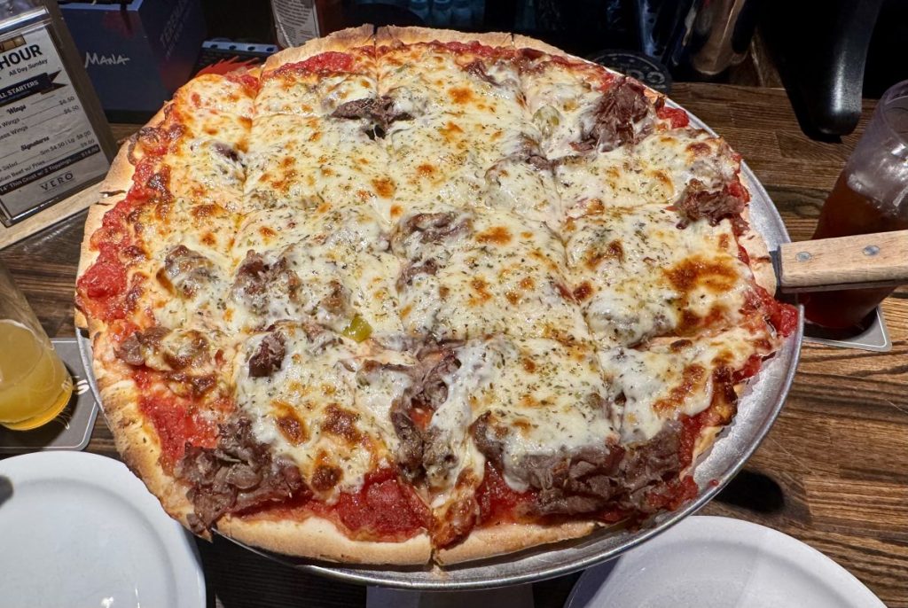 The Millennium Park pizza from Vero Chicago Pizza.