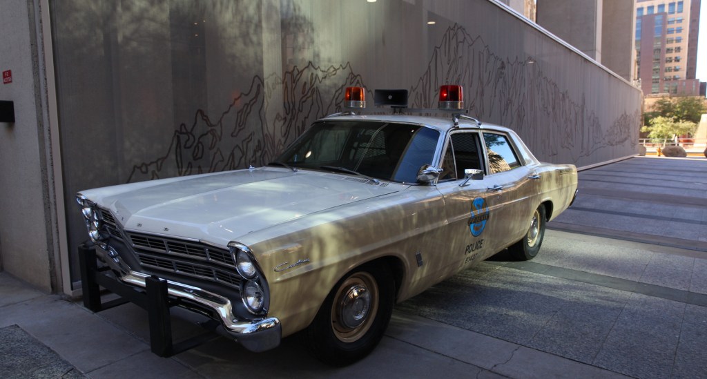 an old phoenix police car from the 1960s