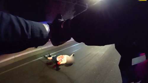 Video: Phoenix cop kills man holding gun in road