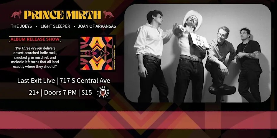 Prince Mirth “We Three or Four” Album Release Show