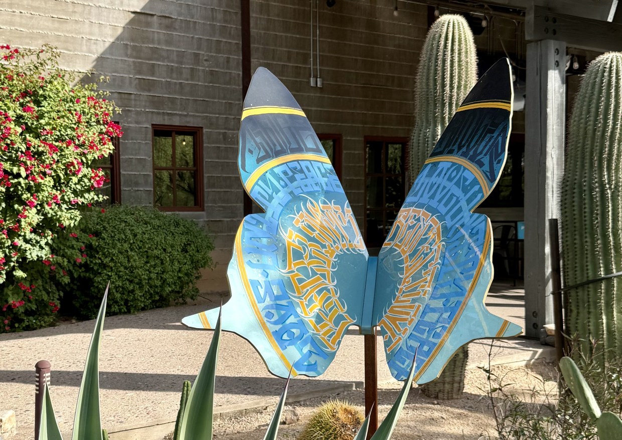 Butterfly sculptures fill Phoenix art center this weekend