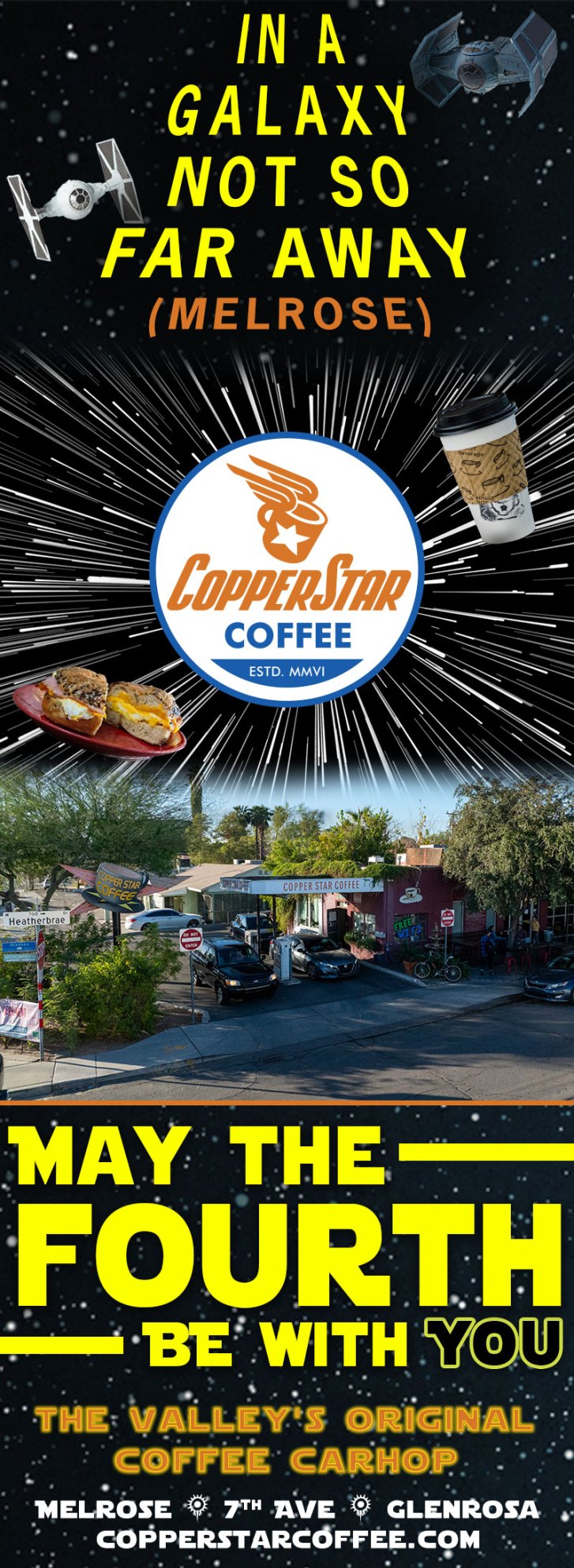 May the Froth Be With You at Copper Star Coffee! ☕✨