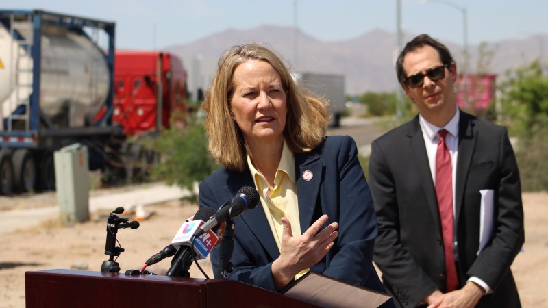 Kris Mayes sues to stop Surprise ICE detention center from opening