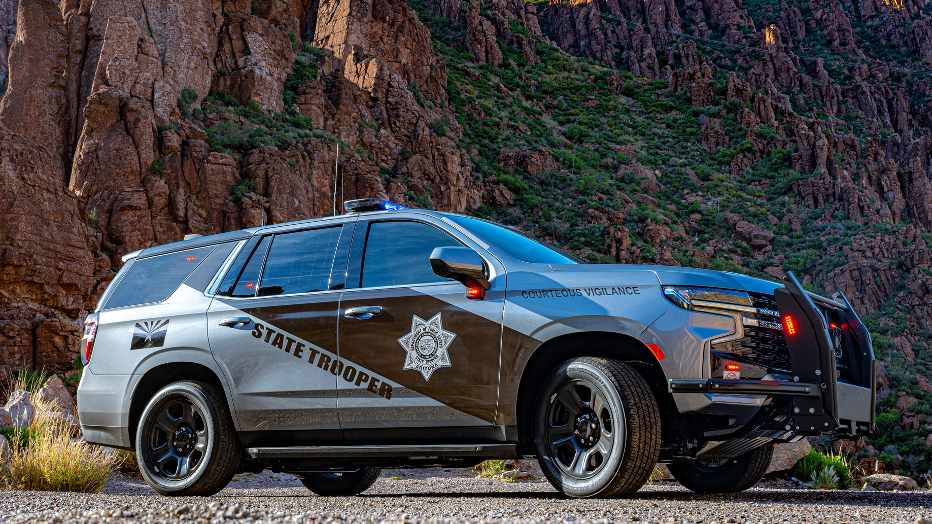 an arizona department of public safety suv