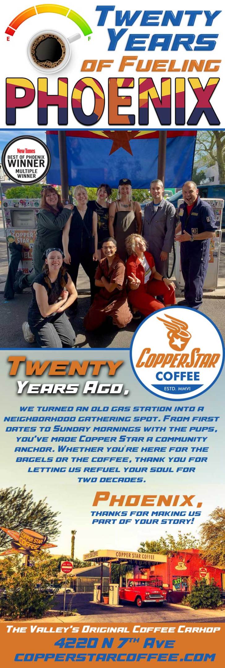 Copper Star Coffee: Cheers to 20 Years! ☕🥯