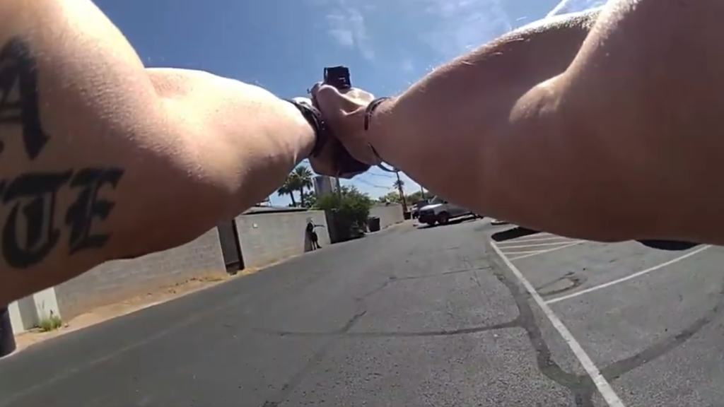 Video: Police shoot and kill armed man who allegedly assaulted a cop