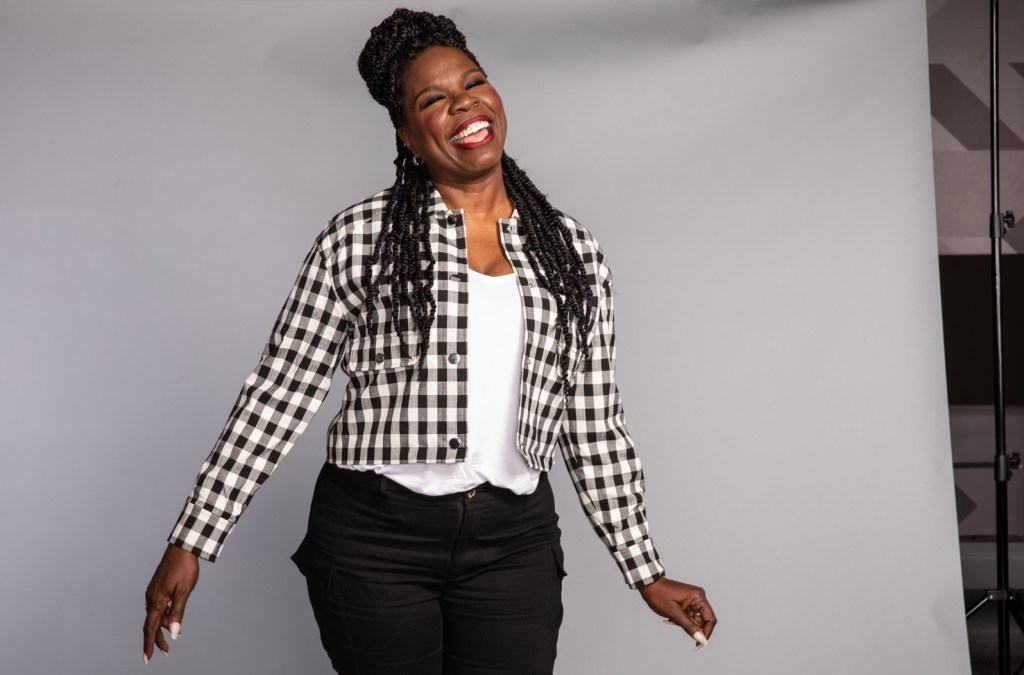 Comedian Leslie Jones poses for a promotional photo ahead of her performance at Mesa Arts Center in September.