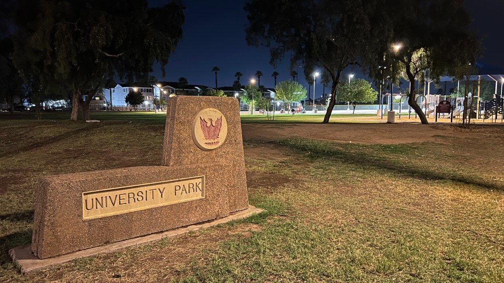 university park at night