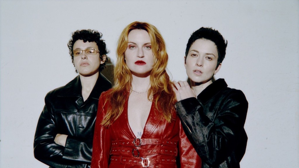 Members of MUNA pose for a promotional portrait. The indie pop band is scheduled to perform at The Van Buren in Phoenix in 2026.