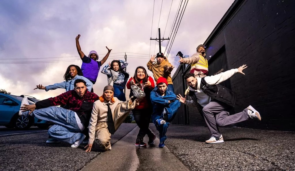 Members of Versa-Style Dance Company pose for a promotional photo.