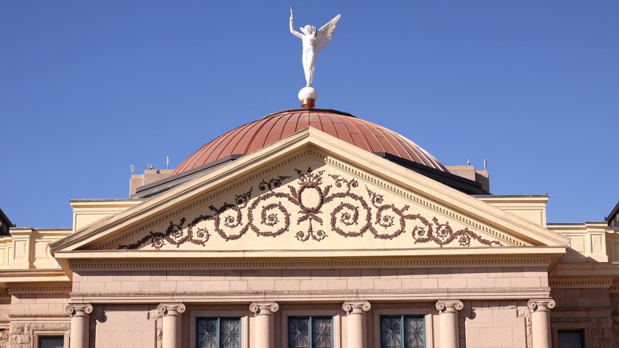 the angel atop the arizona capitol