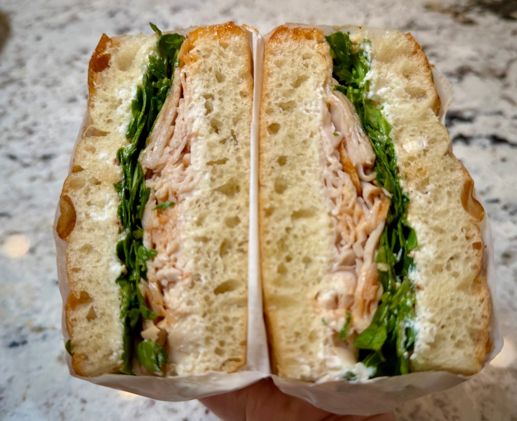 Paper Bag Sandwich Co.'s Hall Pass sandwich.