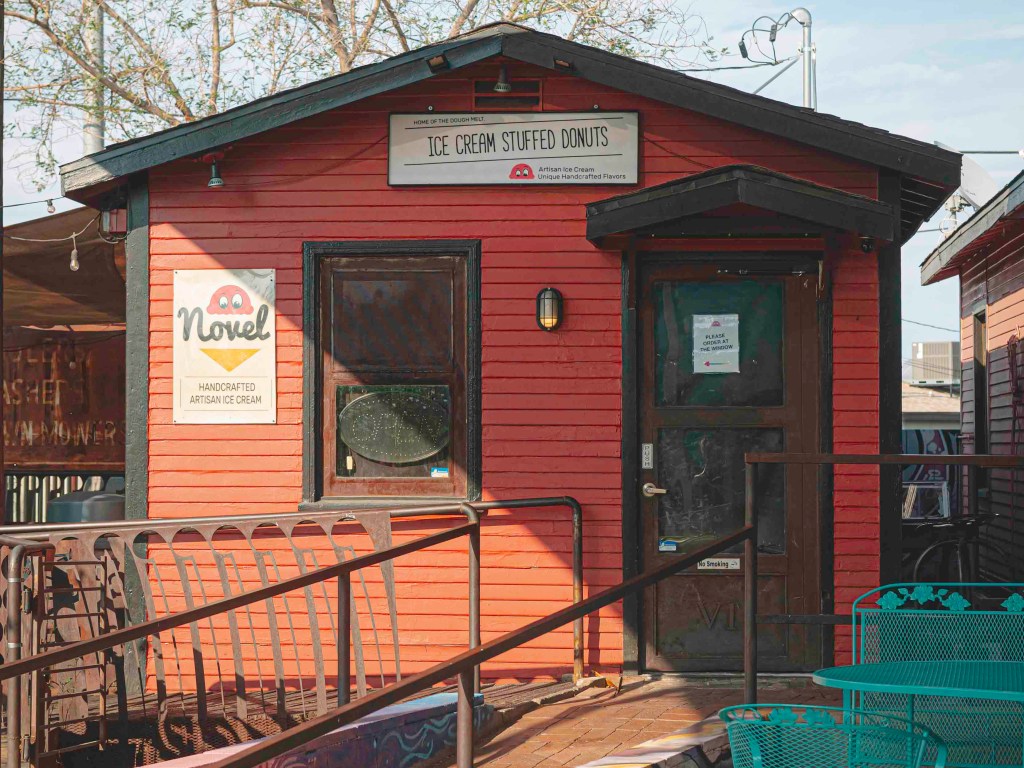 The exterior of Novel Ice Cream in Phoenix.