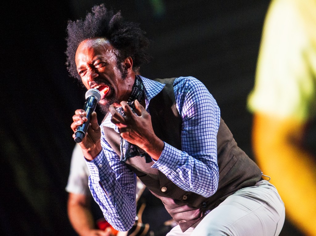 Fantastic Negrito performs at the Heineken Jazzaldia festival in San Sebastián, Spain, in 2018.