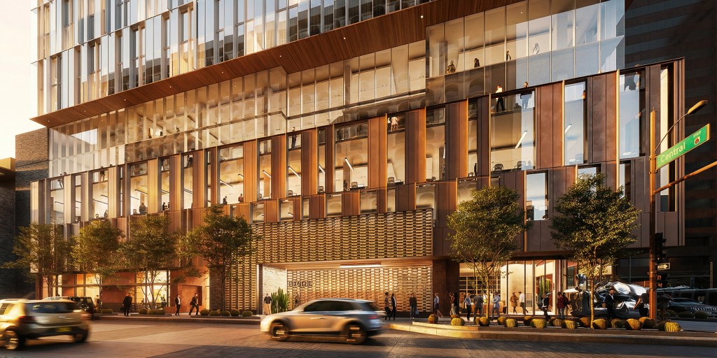 A rendering of the view outside of Denū Hotel & Spa.