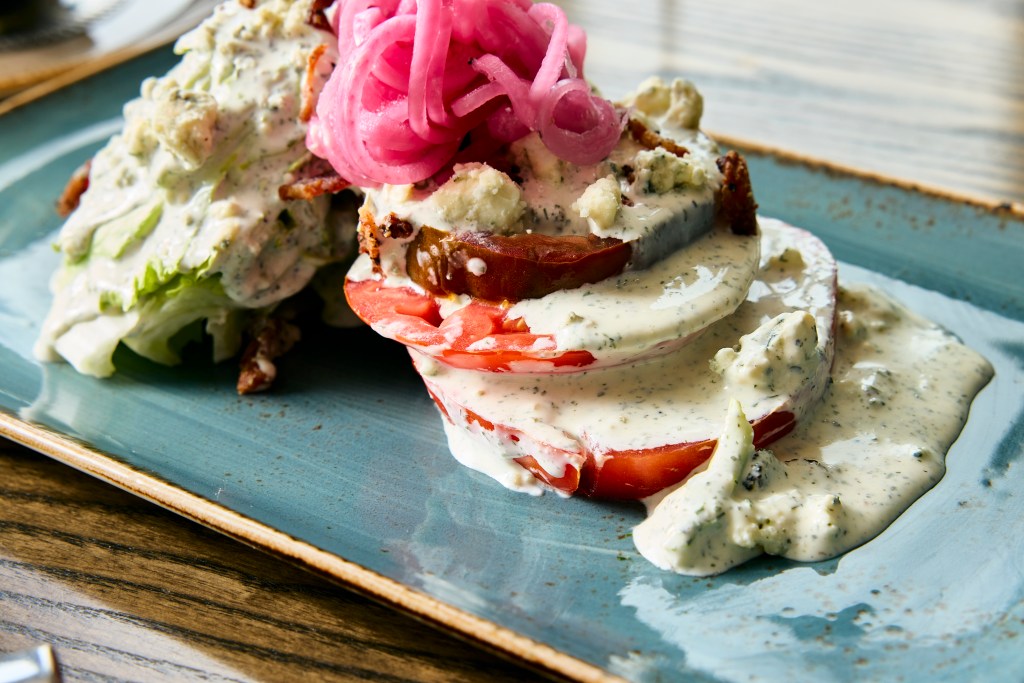 The BLT Wedge salad from Harry & Izzy's.