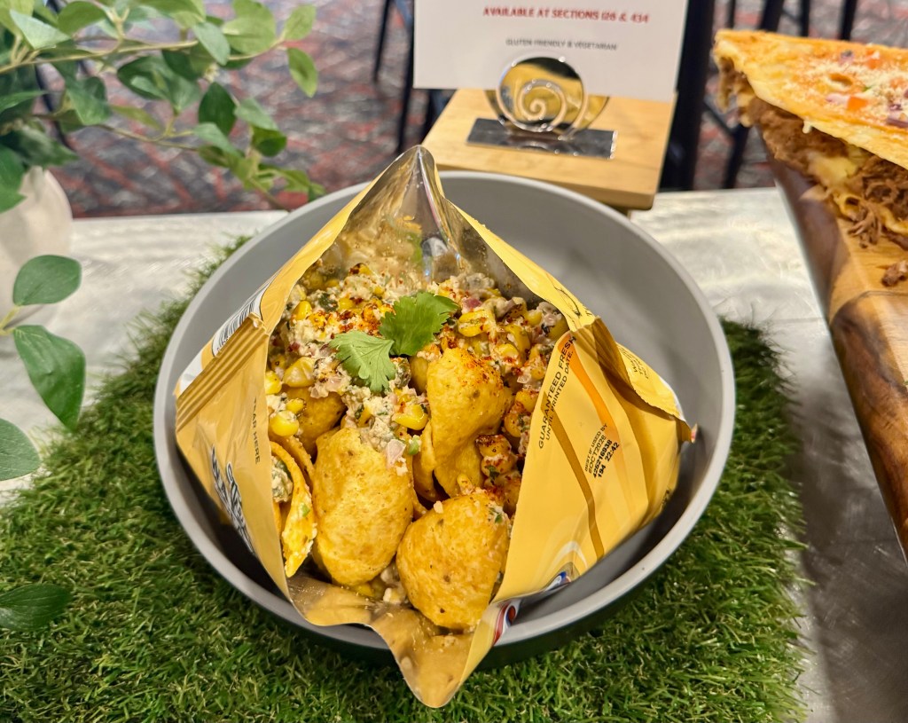 A walking taco in a bowl.
