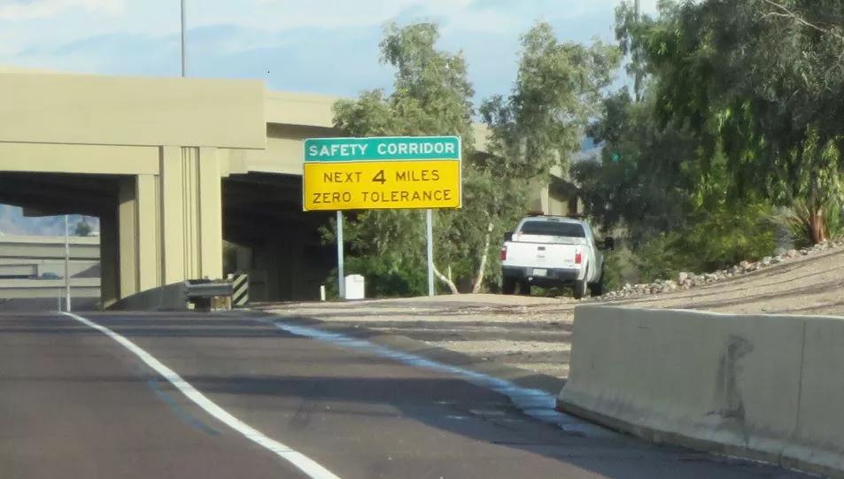 Arizona Drivers Had Better Slow Down to Avoid Tickets in New “Safety Corridors”