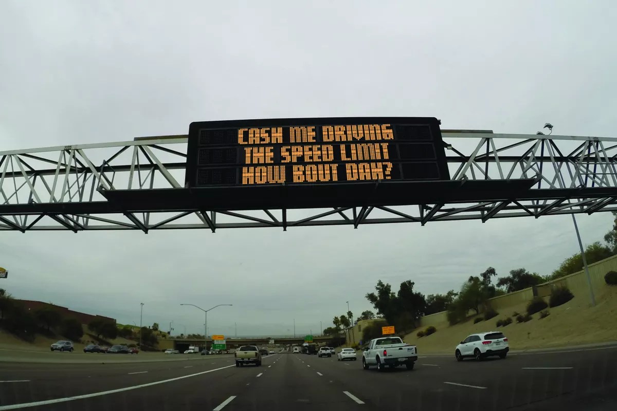 Here Are The Funniest Submissions From ADOT’s Highway Sign Contest