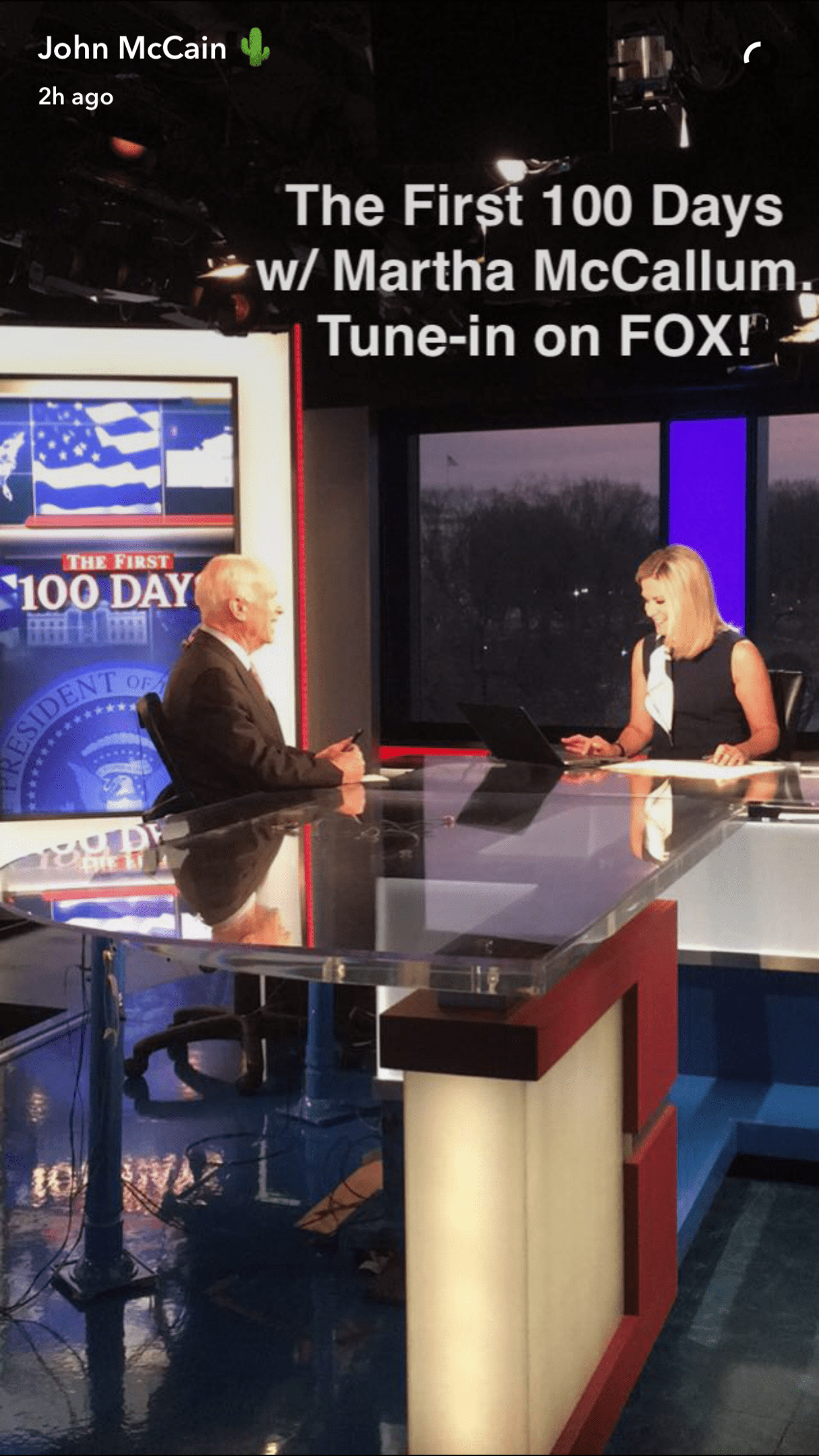 Someone Please Tell John McCain He’s Too Old for Snapchat