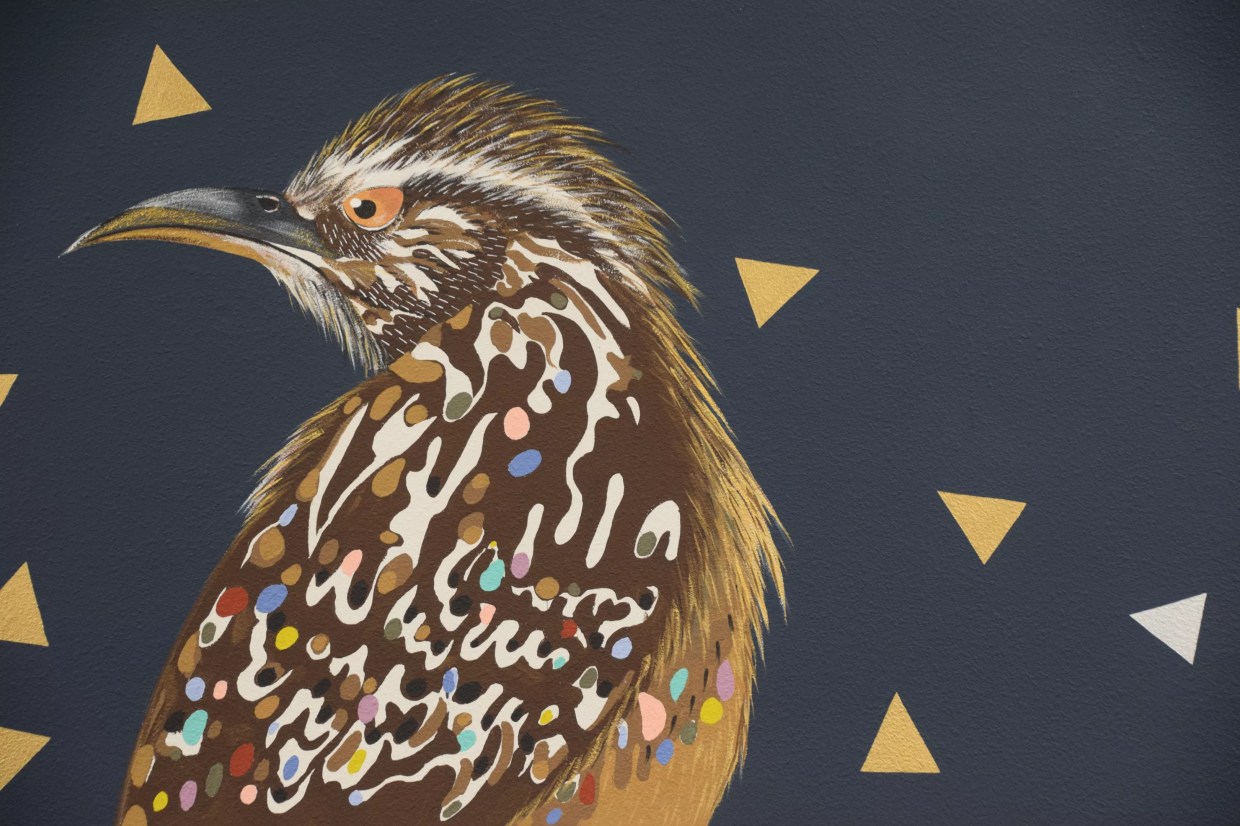 The Story Behind Carrie Marill’s New <i>Cactus Wren</i> Mural in Scottsdale