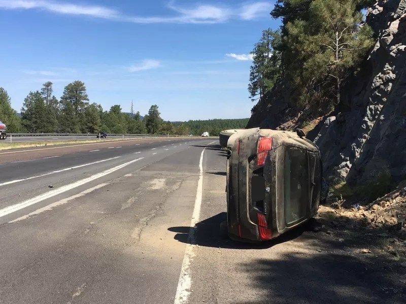 Father’s Day Special: Naked Man With Son in Car Drives Wrong Way, Attacks Trooper