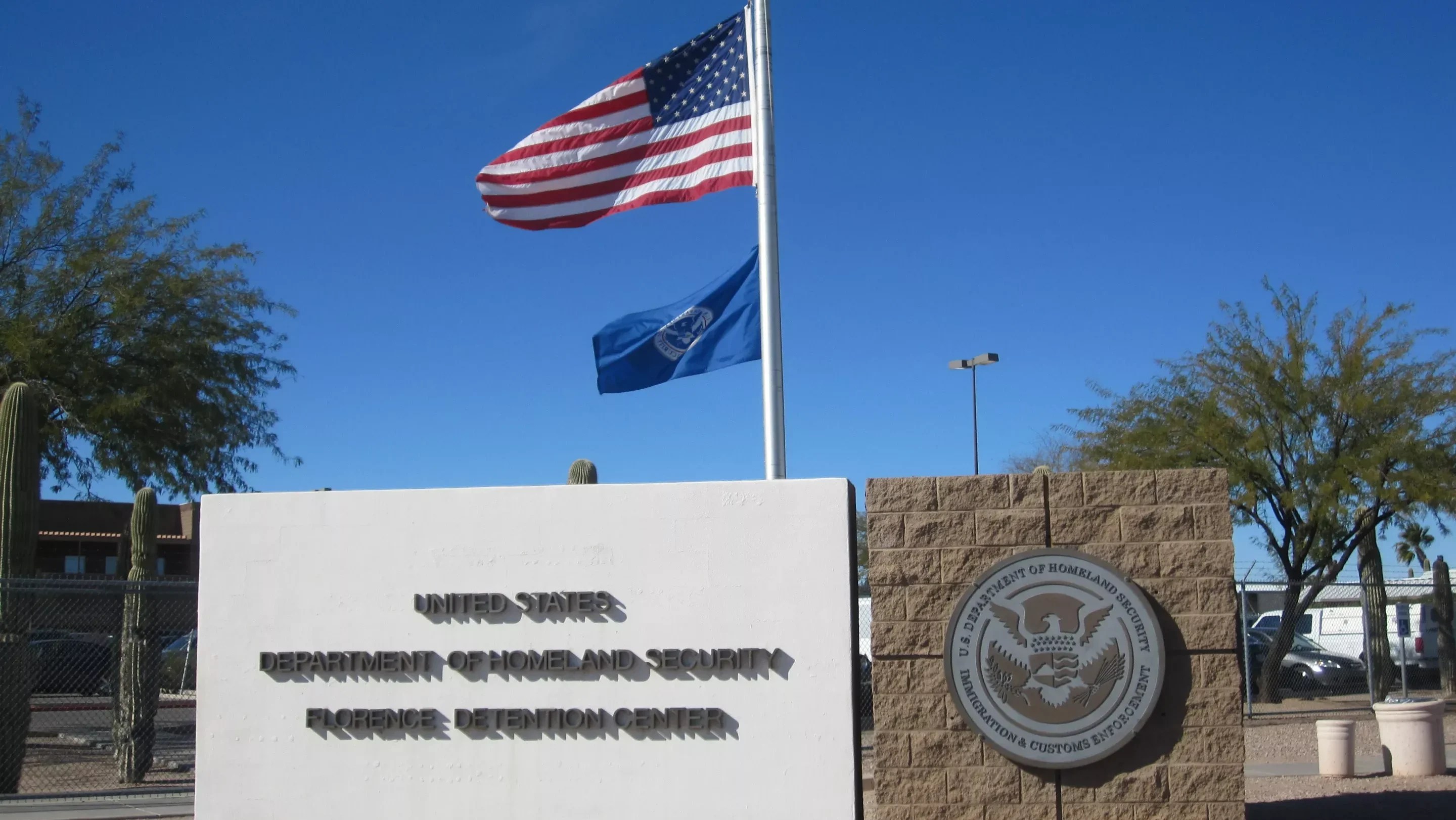 The Department of Homeland Security's detention center in Florence.
