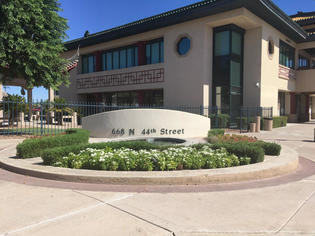 Sign Plastered Over at Chinese Cultural Center in Phoenix
