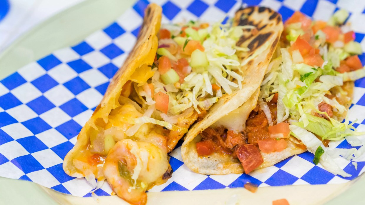 Taco Summer: Cheesy, Bacon-Studded Gobernador Shrimp Tacos